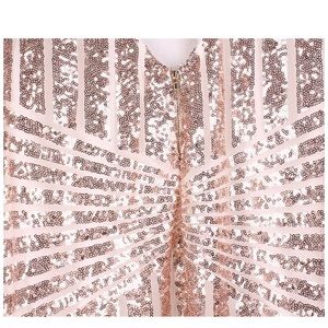 Rose Gold Formal Maxi Dress